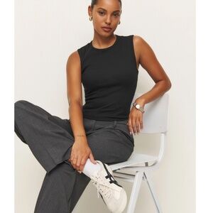 Reformation Ryland Tank in Black